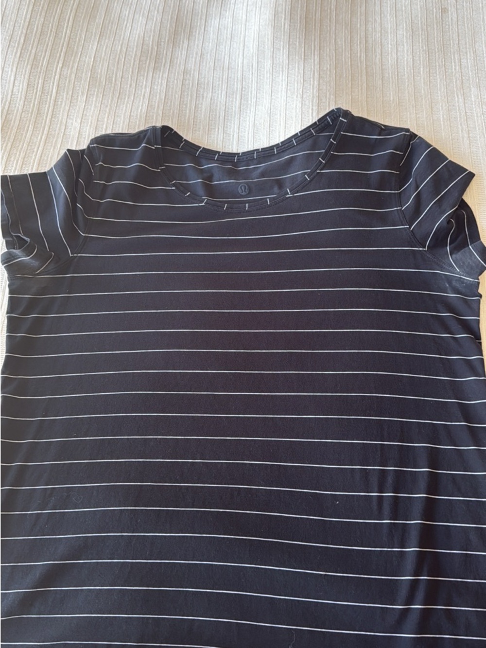 Lululemon striped crew tee